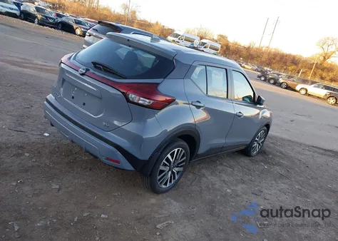2022 Nissan Kicks Sv Xtronic Cvt from USA, damaged, VIN 3N1CP5CV6NL527177